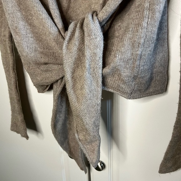 Philosophy Dane Lewis 100% Cashmere Tie Front Cardigan - Picture 3 of 10